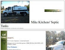 Tablet Screenshot of mikekitchensseptic.com